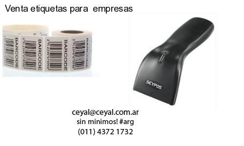 Venta etiquetas para  empresas