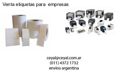 Venta etiquetas para  empresas