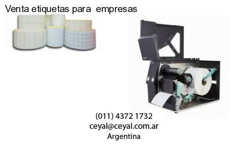 Venta etiquetas para empresas