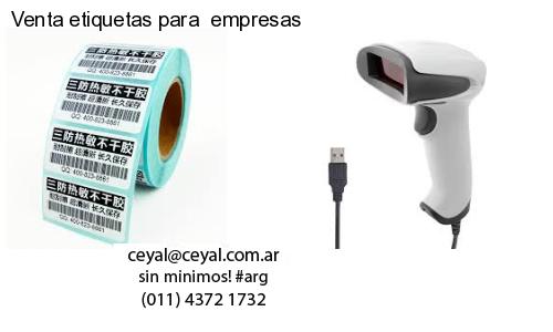 Venta etiquetas para  empresas