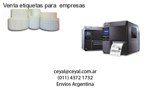 Venta etiquetas para empresas