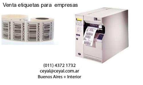 Venta etiquetas para empresas