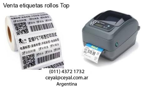 Venta etiquetas rollos Top