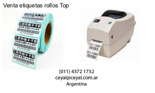 Venta etiquetas rollos Top