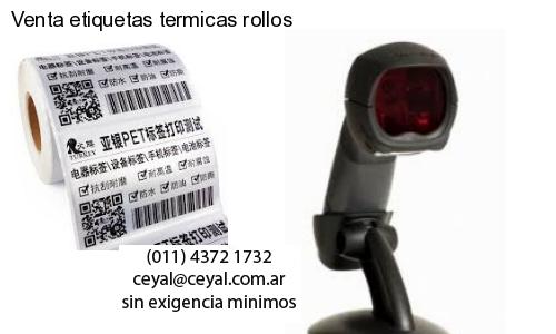 Venta etiquetas termicas rollos