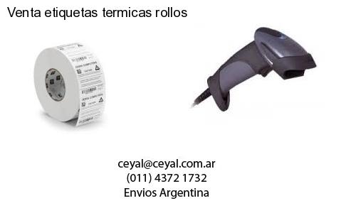 Venta etiquetas termicas rollos
