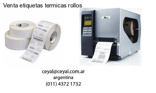 Venta etiquetas termicas rollos
