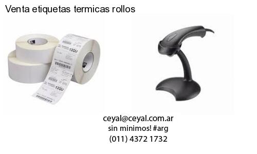 Venta etiquetas termicas rollos