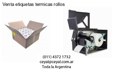 Venta etiquetas termicas rollos