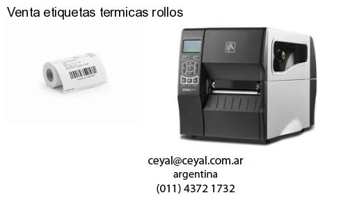 Venta etiquetas termicas rollos
