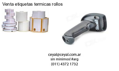 Venta etiquetas termicas rollos