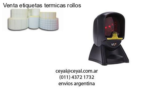 Venta etiquetas termicas rollos