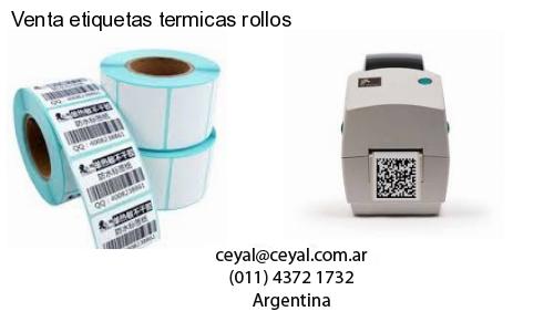 Venta etiquetas termicas rollos
