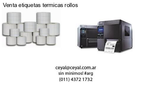 Venta etiquetas termicas rollos