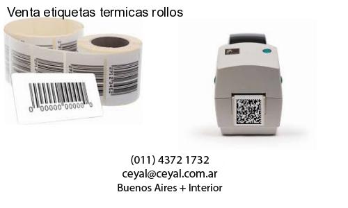 Venta etiquetas termicas rollos