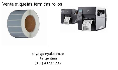Venta etiquetas termicas rollos