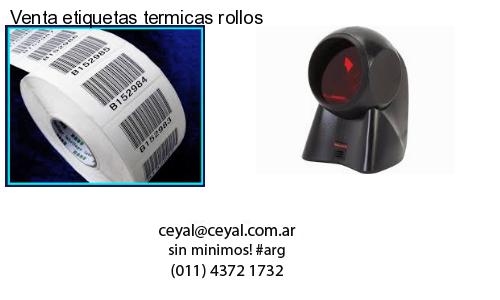 Venta etiquetas termicas rollos