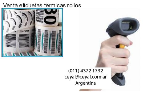Venta etiquetas termicas rollos
