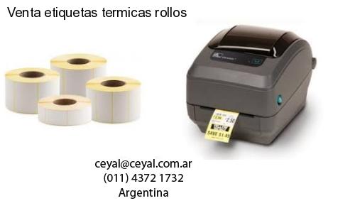 Venta etiquetas termicas rollos
