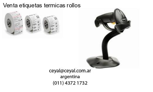 Venta etiquetas termicas rollos