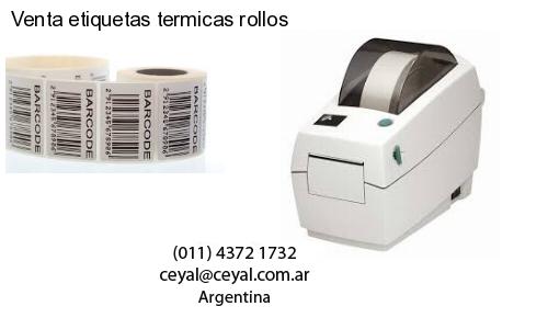 Venta etiquetas termicas rollos