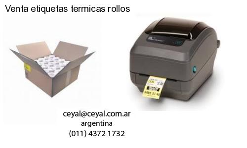 Venta etiquetas termicas rollos