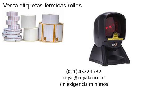 Venta etiquetas termicas rollos