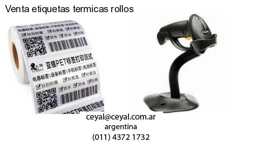 Venta etiquetas termicas rollos