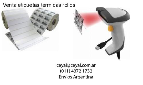 Venta etiquetas termicas rollos