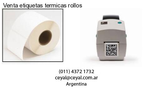 Venta etiquetas termicas rollos