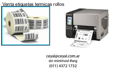 Venta etiquetas termicas rollos