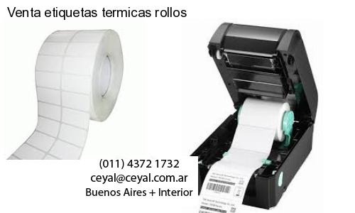Venta etiquetas termicas rollos