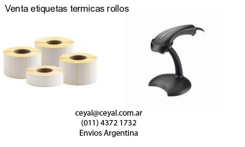 Venta etiquetas termicas rollos