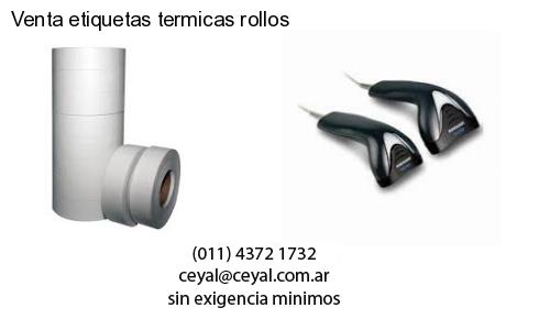 Venta etiquetas termicas rollos