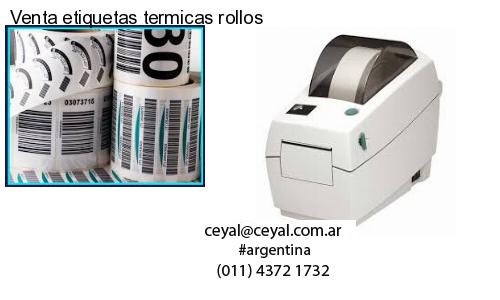 Venta etiquetas termicas rollos