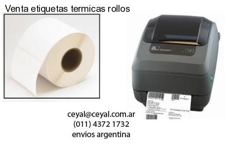 Venta etiquetas termicas rollos