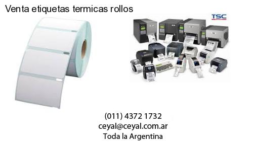 Venta etiquetas termicas rollos