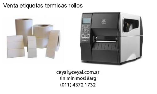 Venta etiquetas termicas rollos
