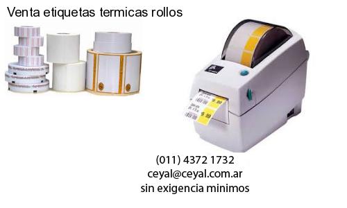 Venta etiquetas termicas rollos
