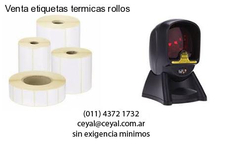 Venta etiquetas termicas rollos