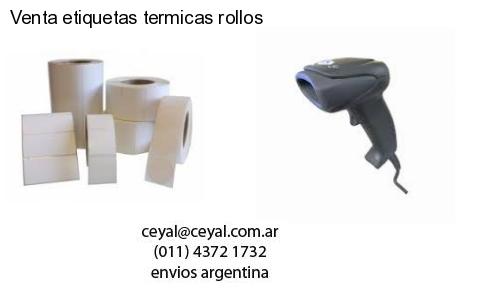 Venta etiquetas termicas rollos