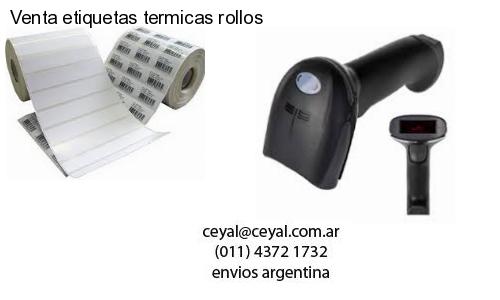 Venta etiquetas termicas rollos