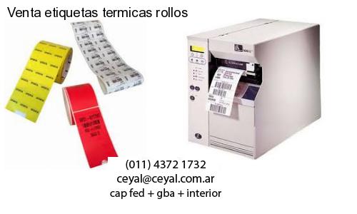 Venta etiquetas termicas rollos