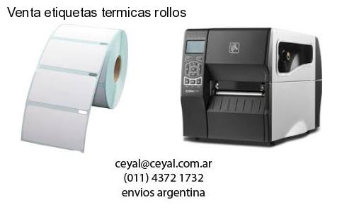 Venta etiquetas termicas rollos