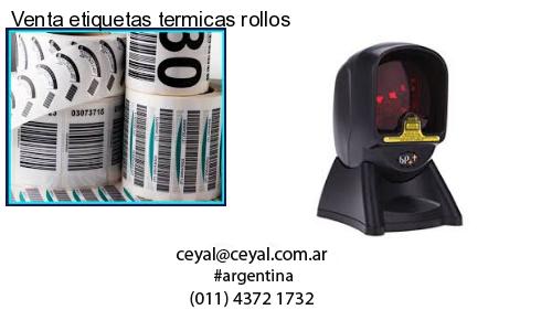 Venta etiquetas termicas rollos