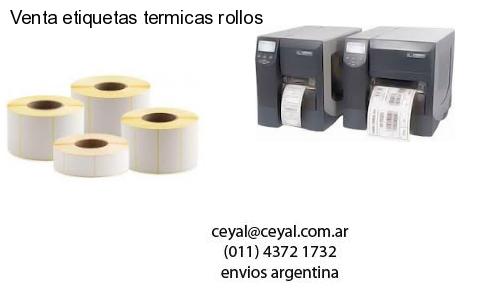 Venta etiquetas termicas rollos
