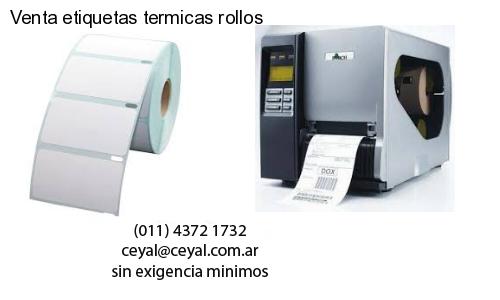 Venta etiquetas termicas rollos