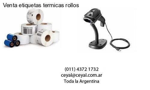 Venta etiquetas termicas rollos