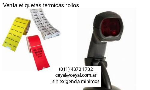 Venta etiquetas termicas rollos
