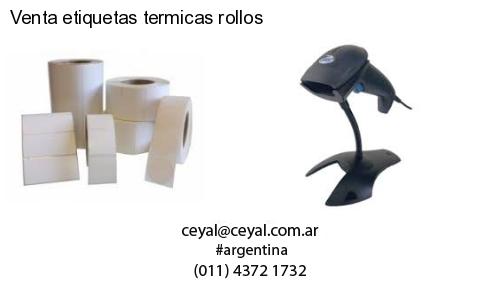 Venta etiquetas termicas rollos